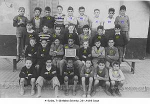 ECOLE MARCEAU GARCONS 1950 3 EME C